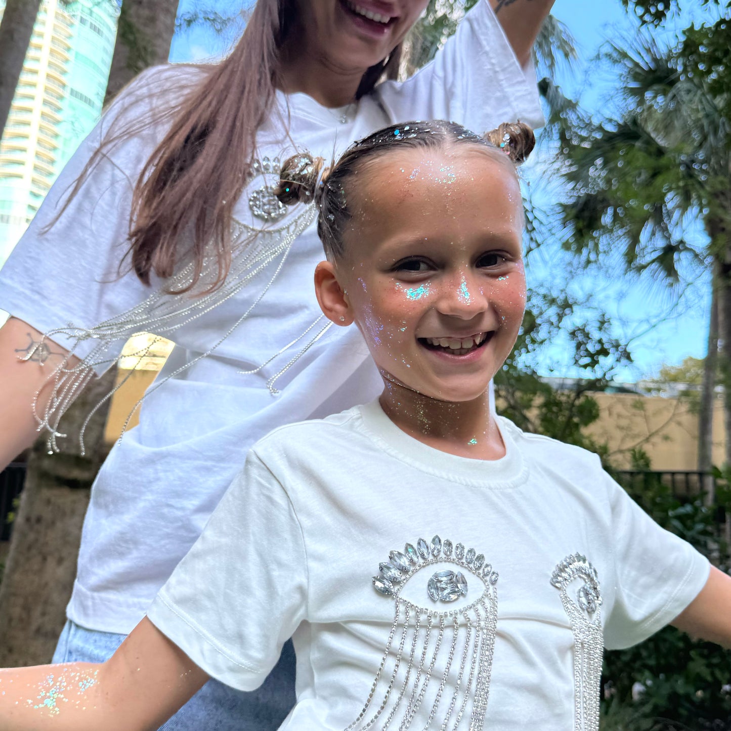 Family look (Kids T-shirt “Eyes” + Adult T-shirt )